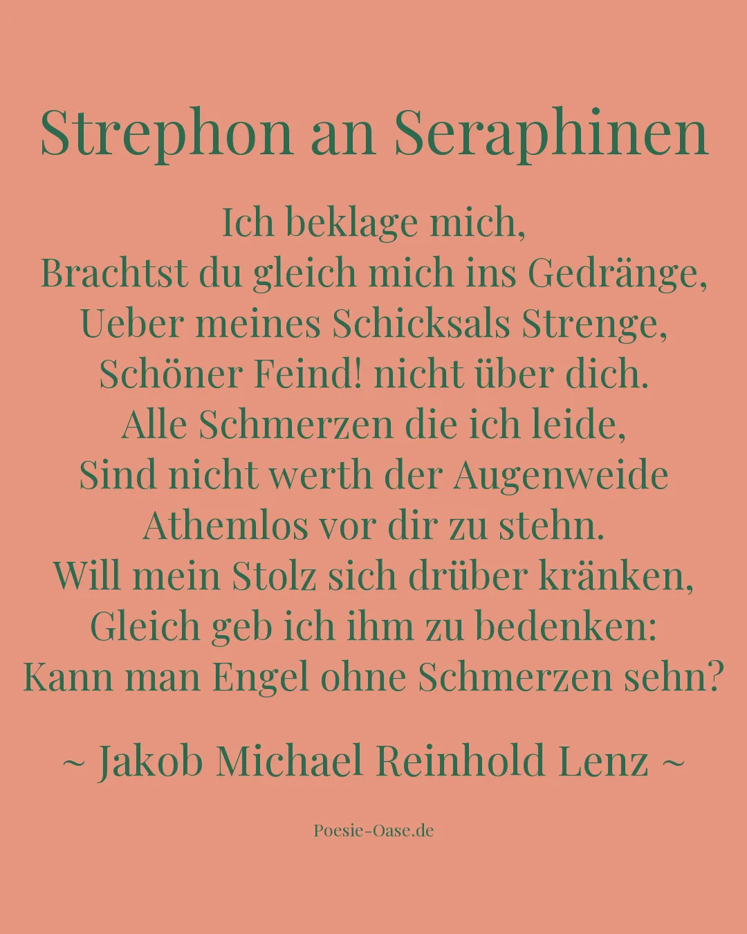 Illustration zu Strephon an Seraphinen