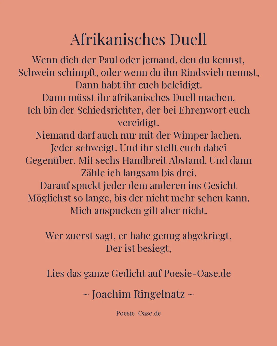 Illustration zu Afrikanisches Duell