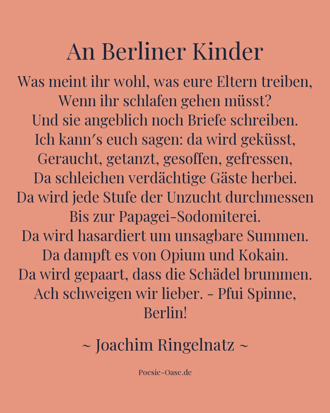 Illustration zu An Berliner Kinder
