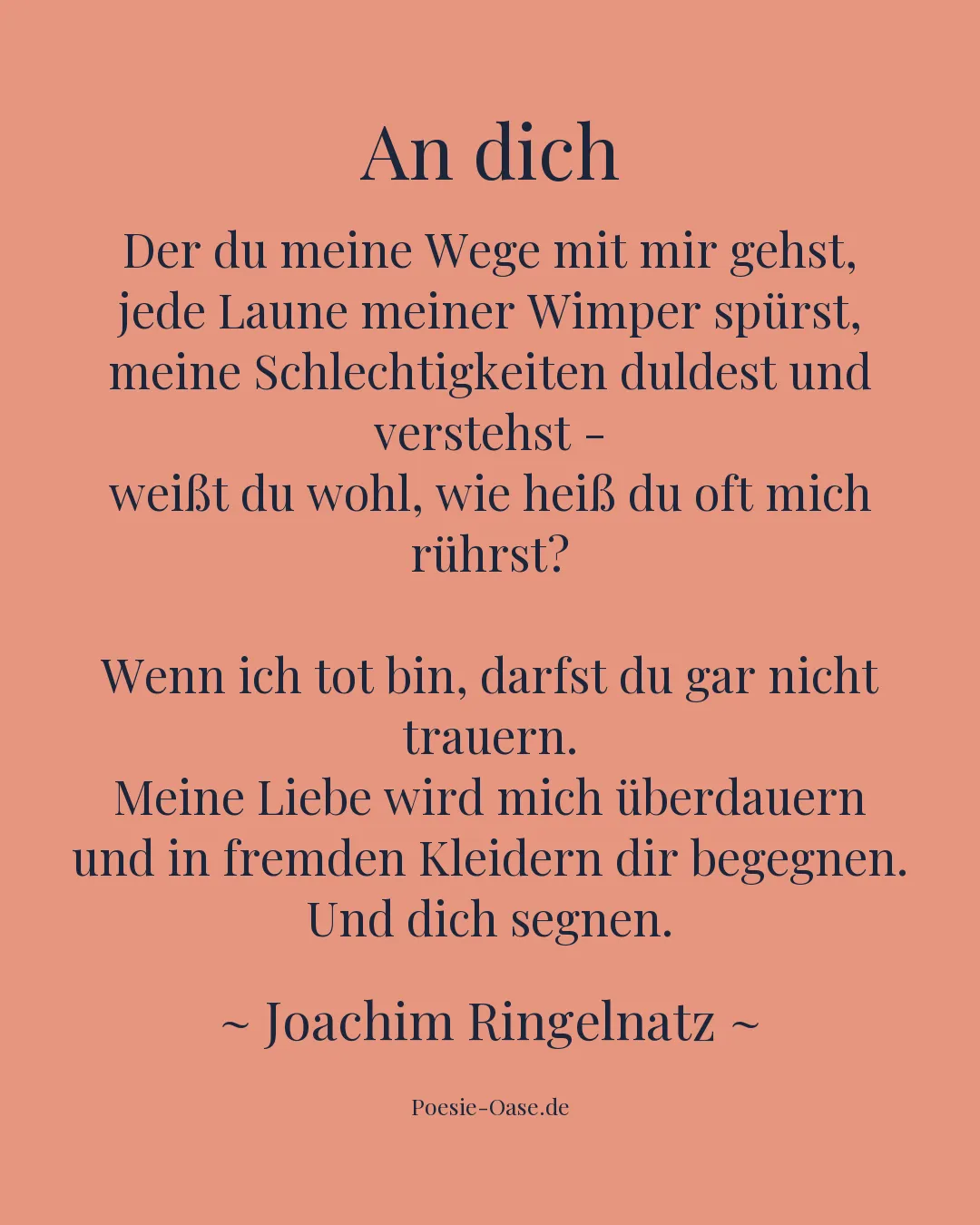 Illustration zu An dich