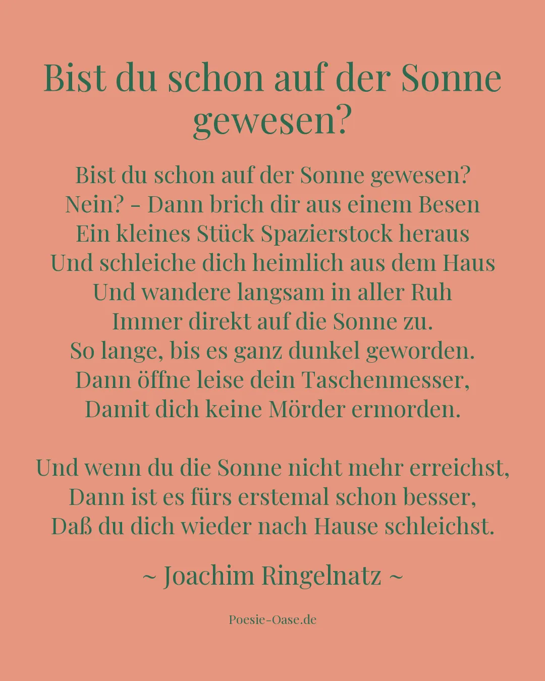 Illustration zu Bist du schon auf der Sonne gewesen?