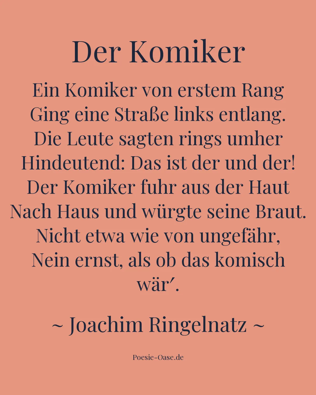Illustration zu Der Komiker