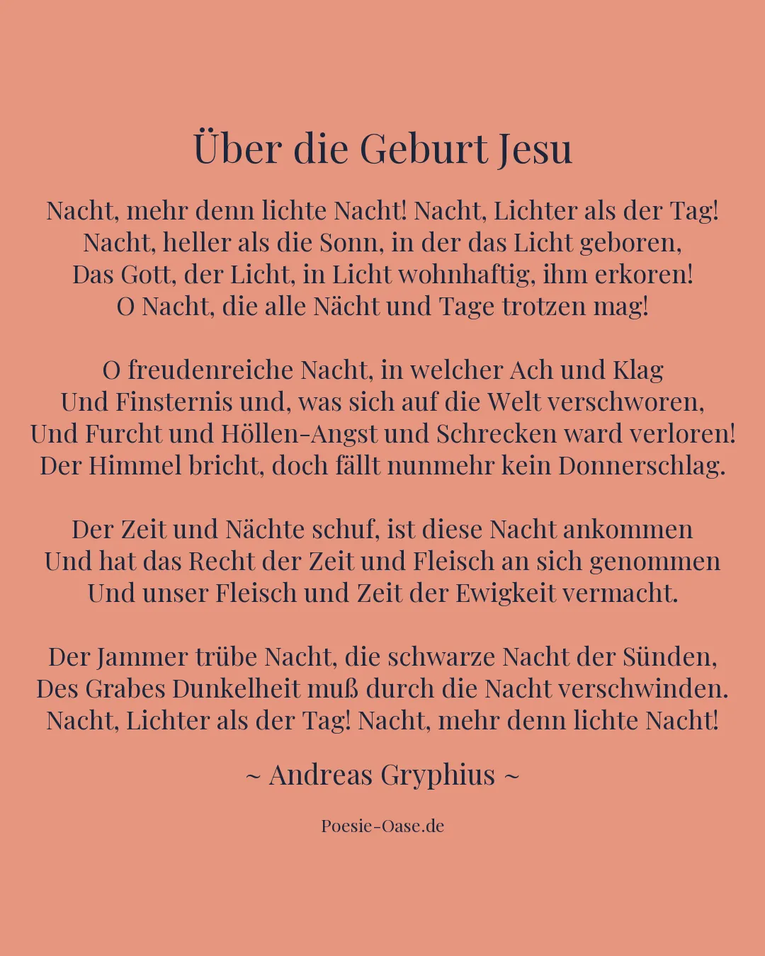 Illustration zu Über die Geburt Jesu