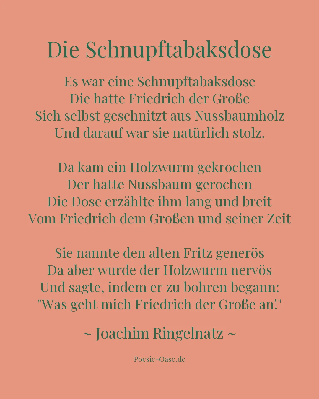 Illustration zu Die Schnupftabaksdose