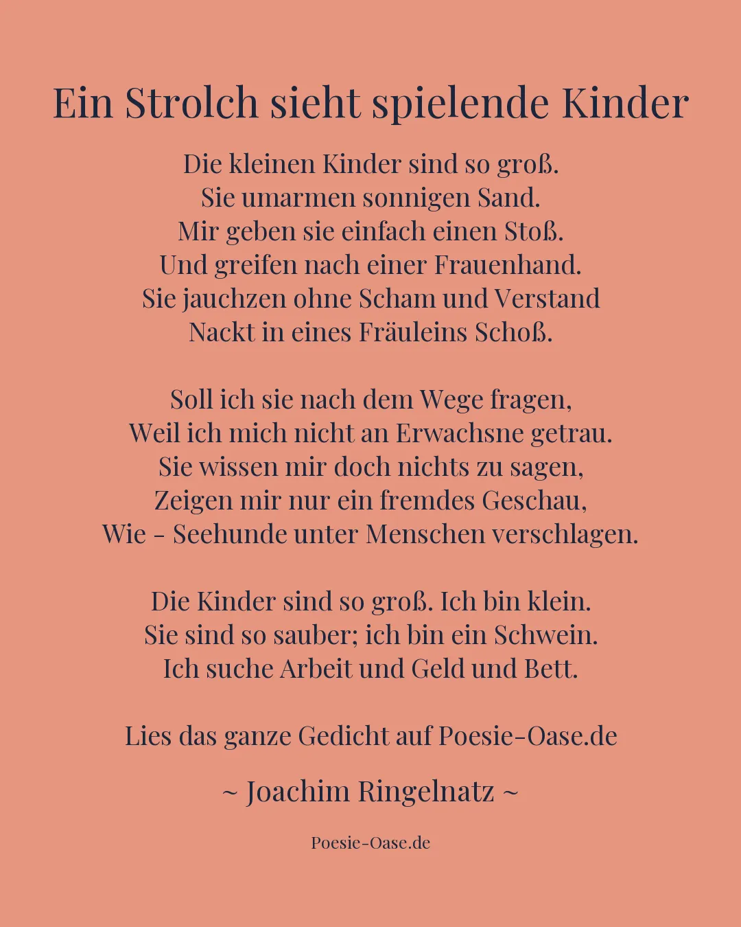 Illustration zu Ein Strolch sieht spielende Kinder