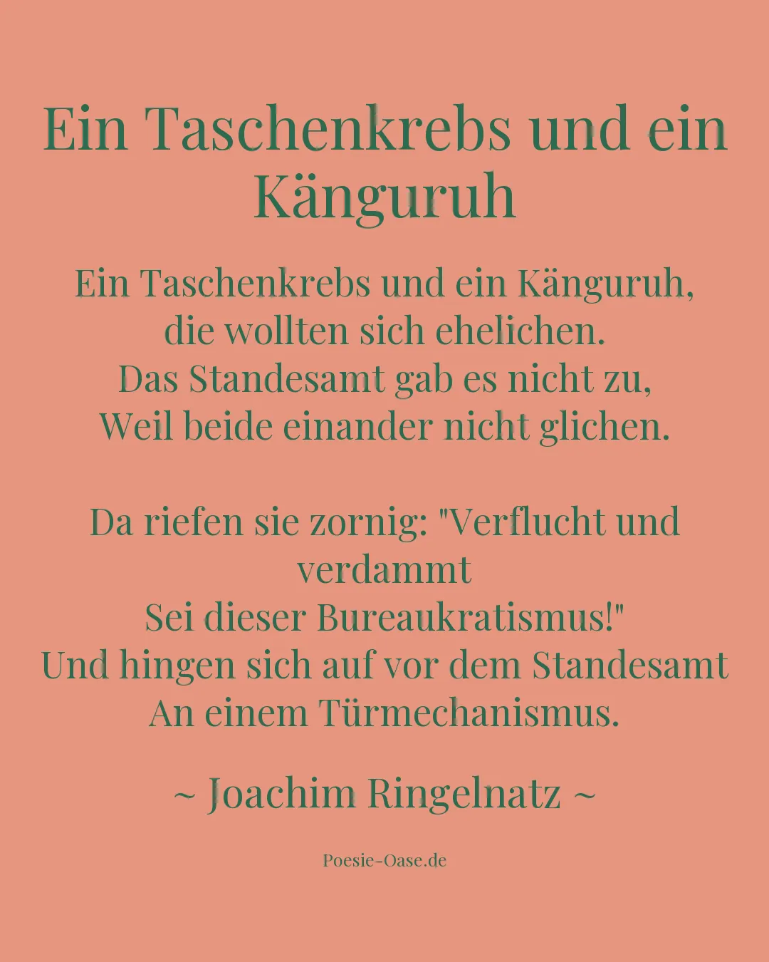 Illustration zu Ein Taschenkrebs und ein Känguruh