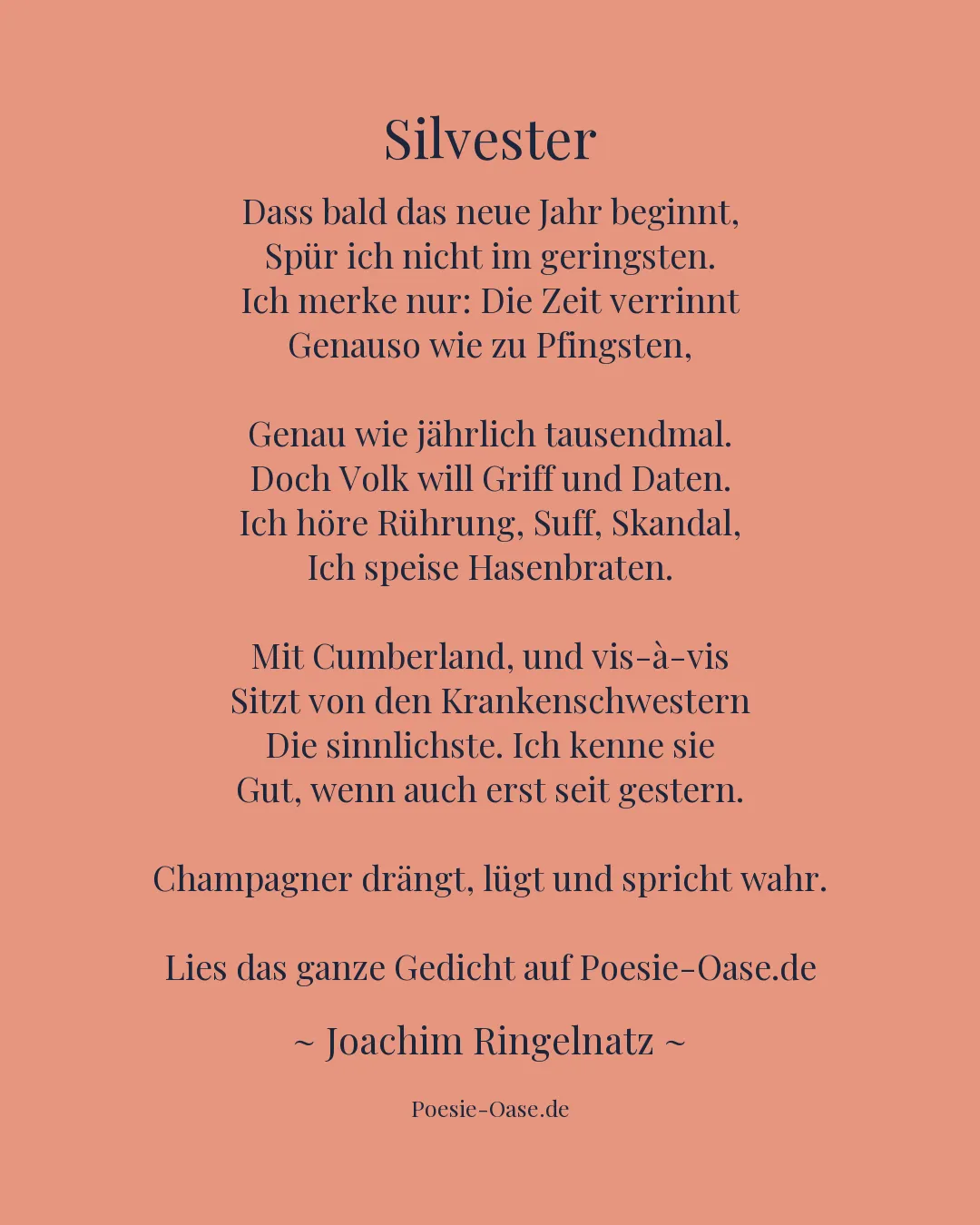 Illustration zu Silvester