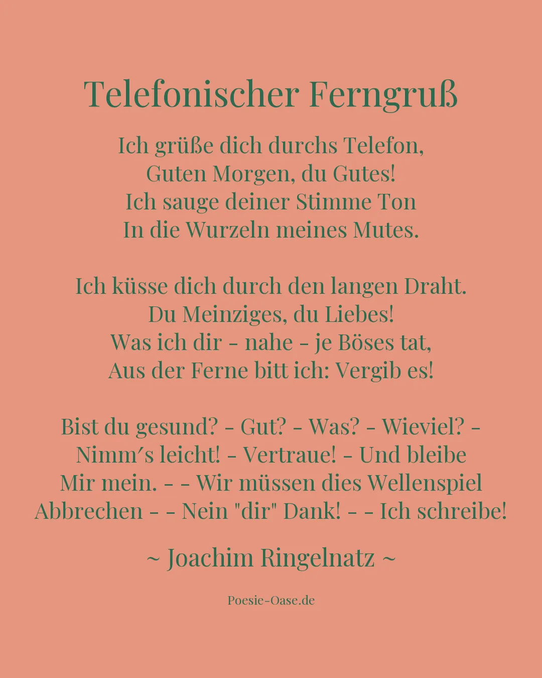 Illustration zu Telefonischer Ferngruß