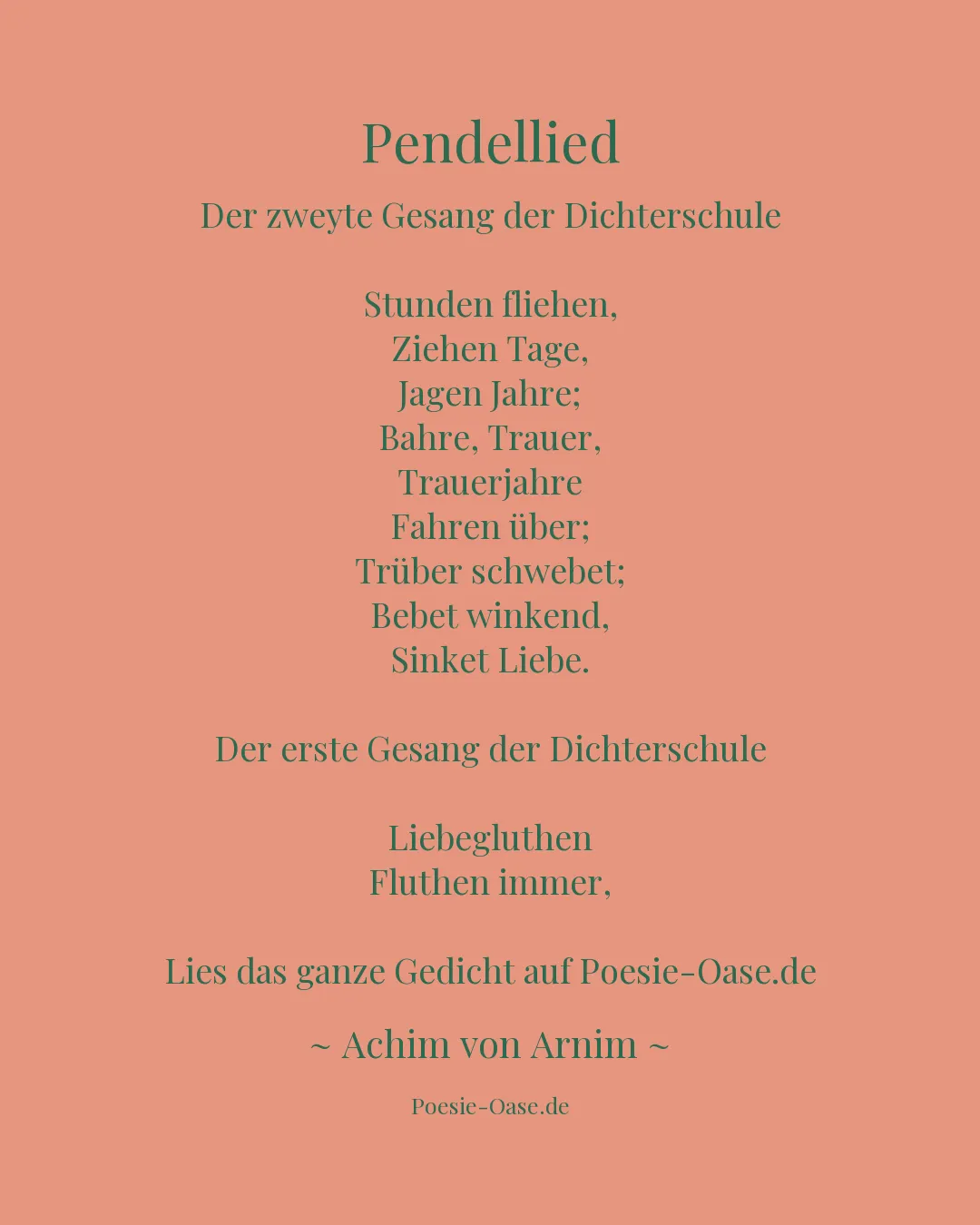 Illustration zu Pendellied