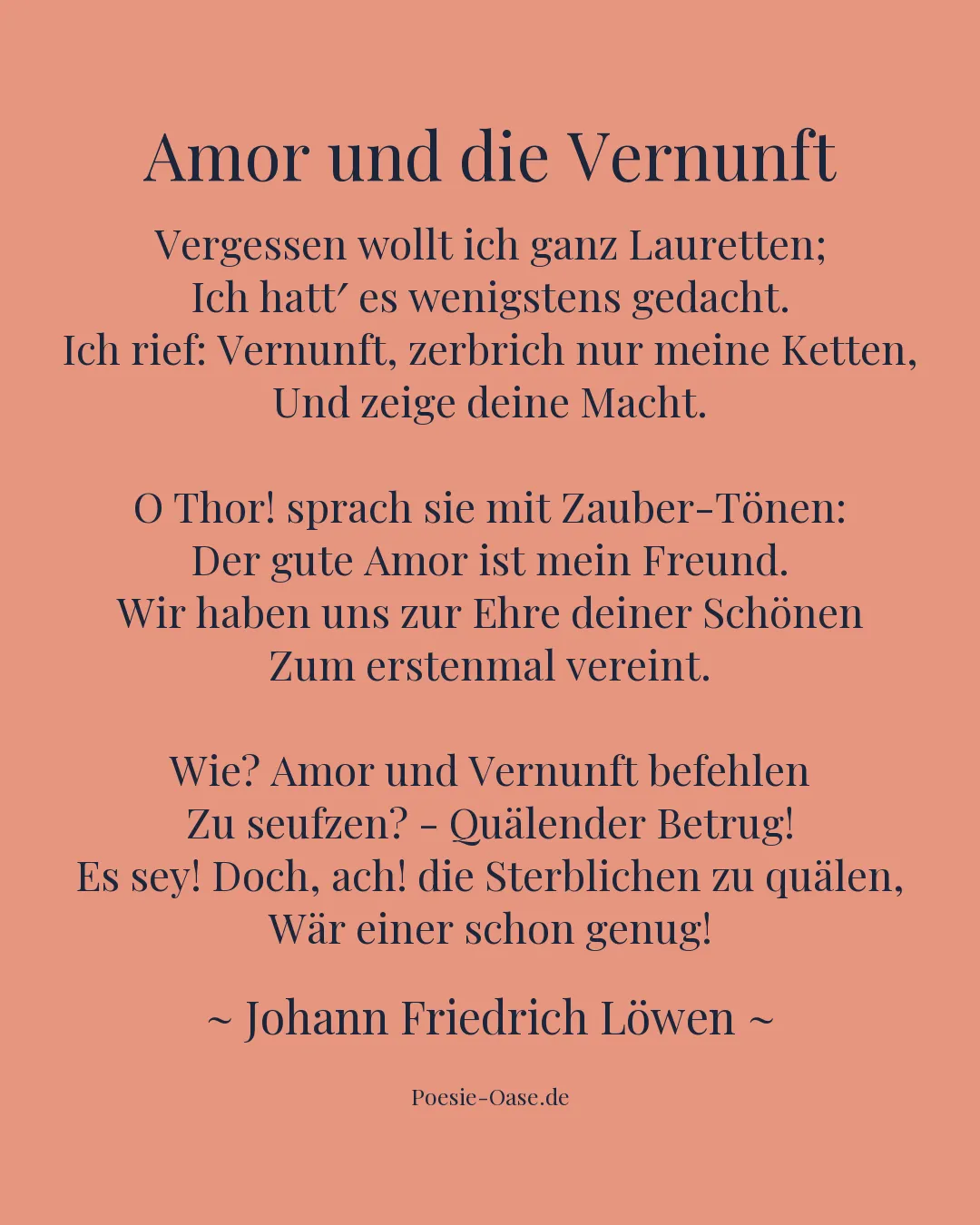 Illustration zu Amor und die Vernunft