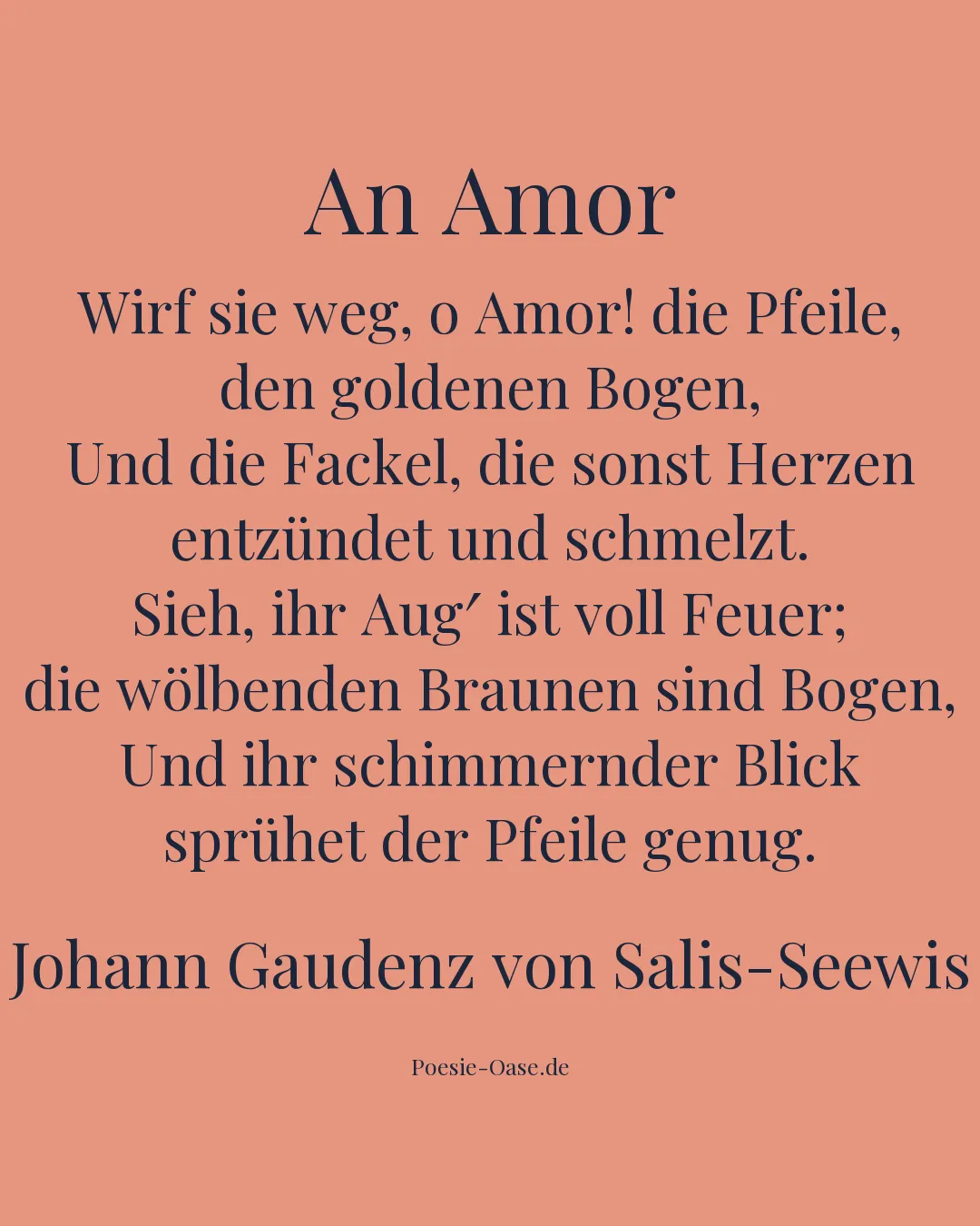 Illustration zu An Amor