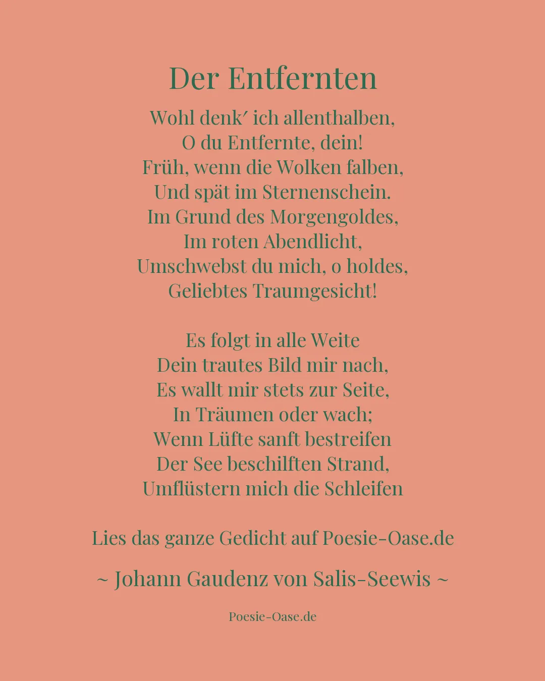 Illustration zu Der Entfernten