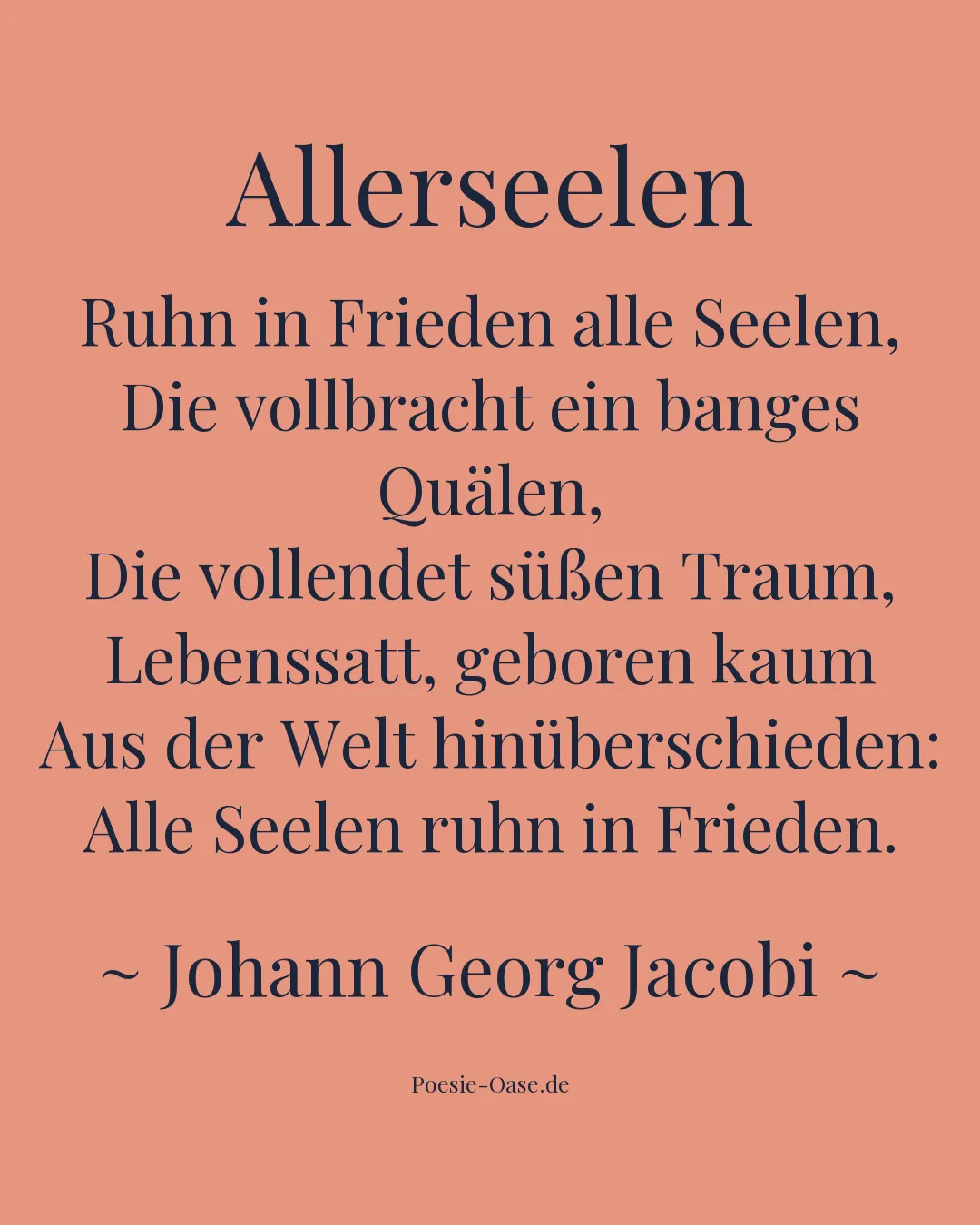Illustration zu Allerseelen