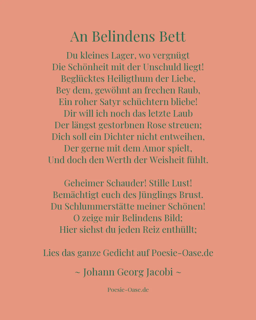 Illustration zu An Belindens Bett