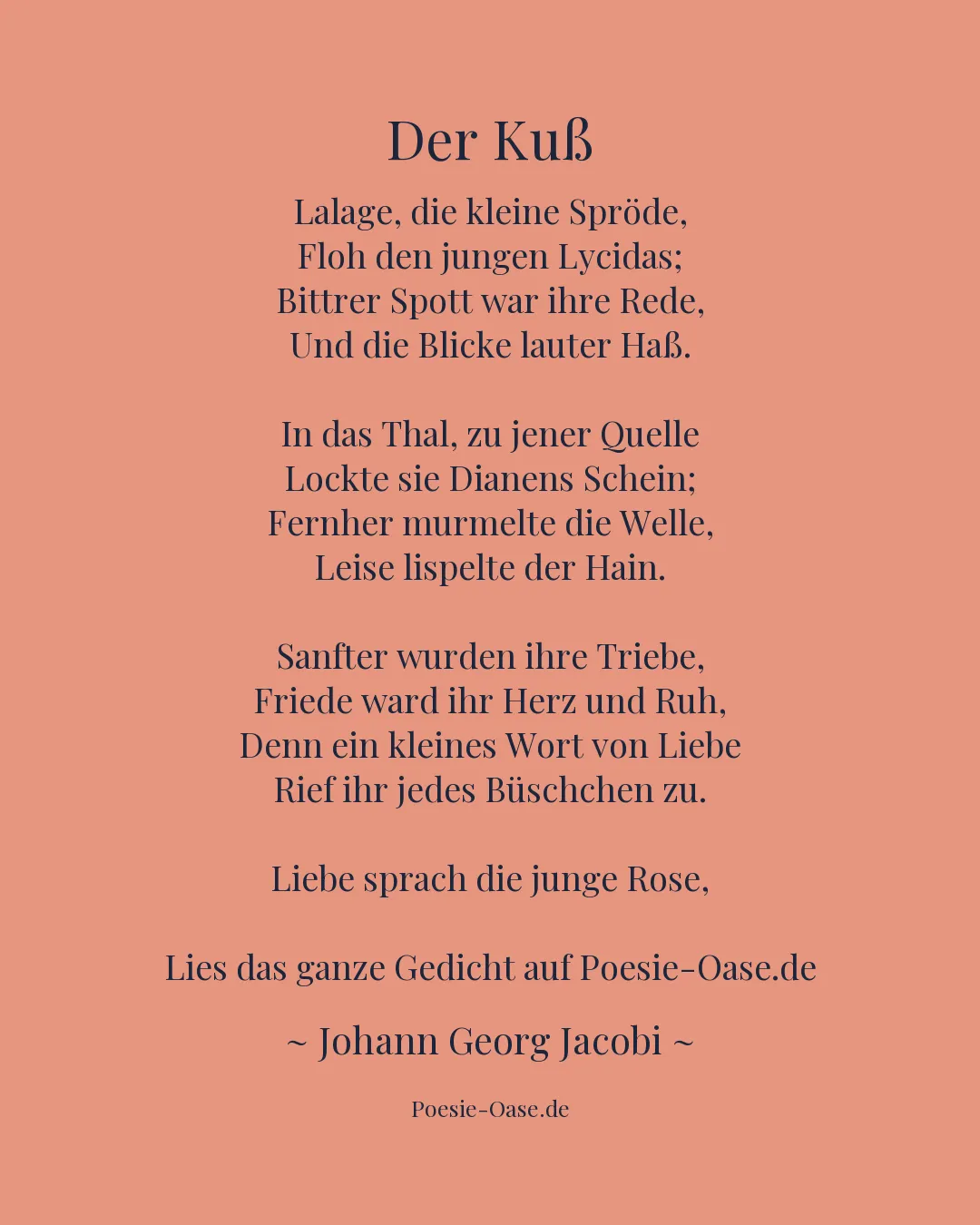 Illustration zu Der Kuß