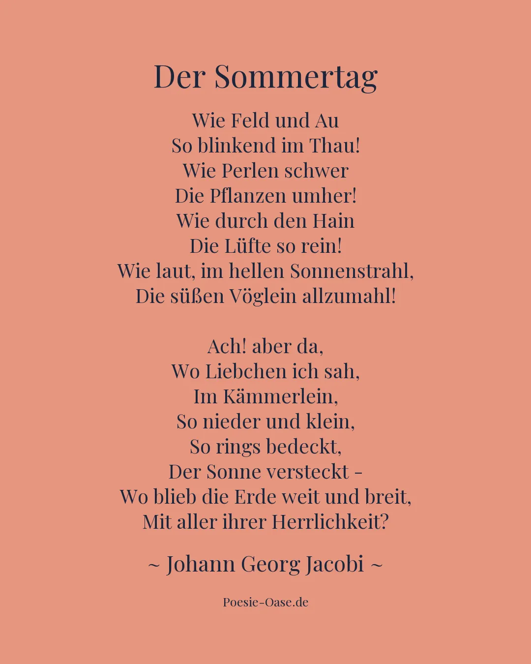 Illustration zu Der Sommertag