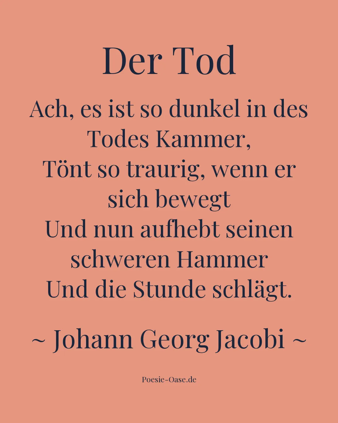 Illustration zu Der Tod