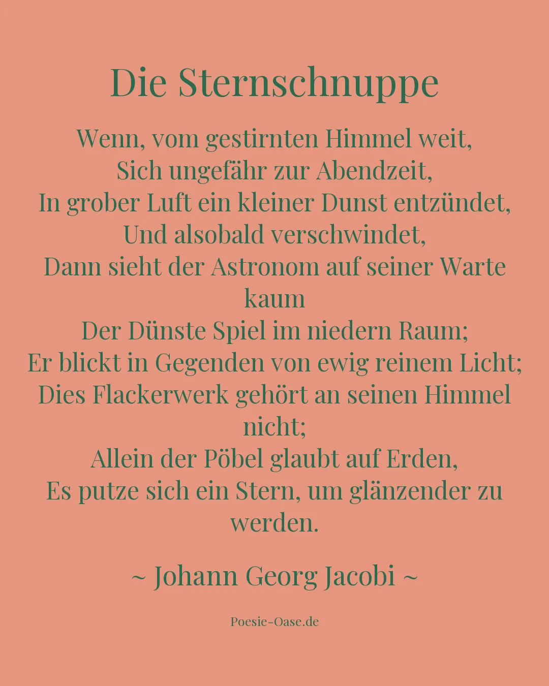 Illustration zu Die Sternschnuppe