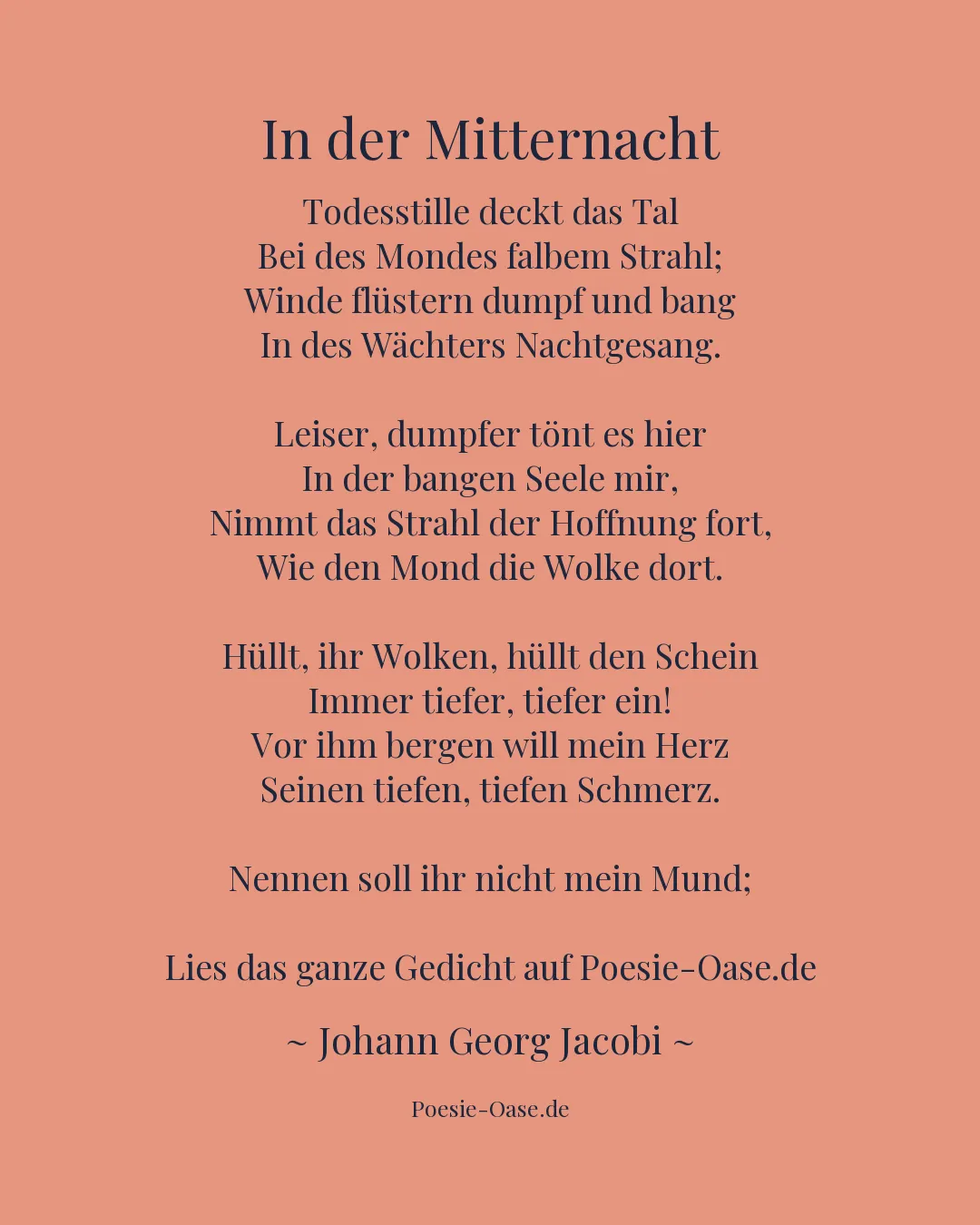 Illustration zu In der Mitternacht