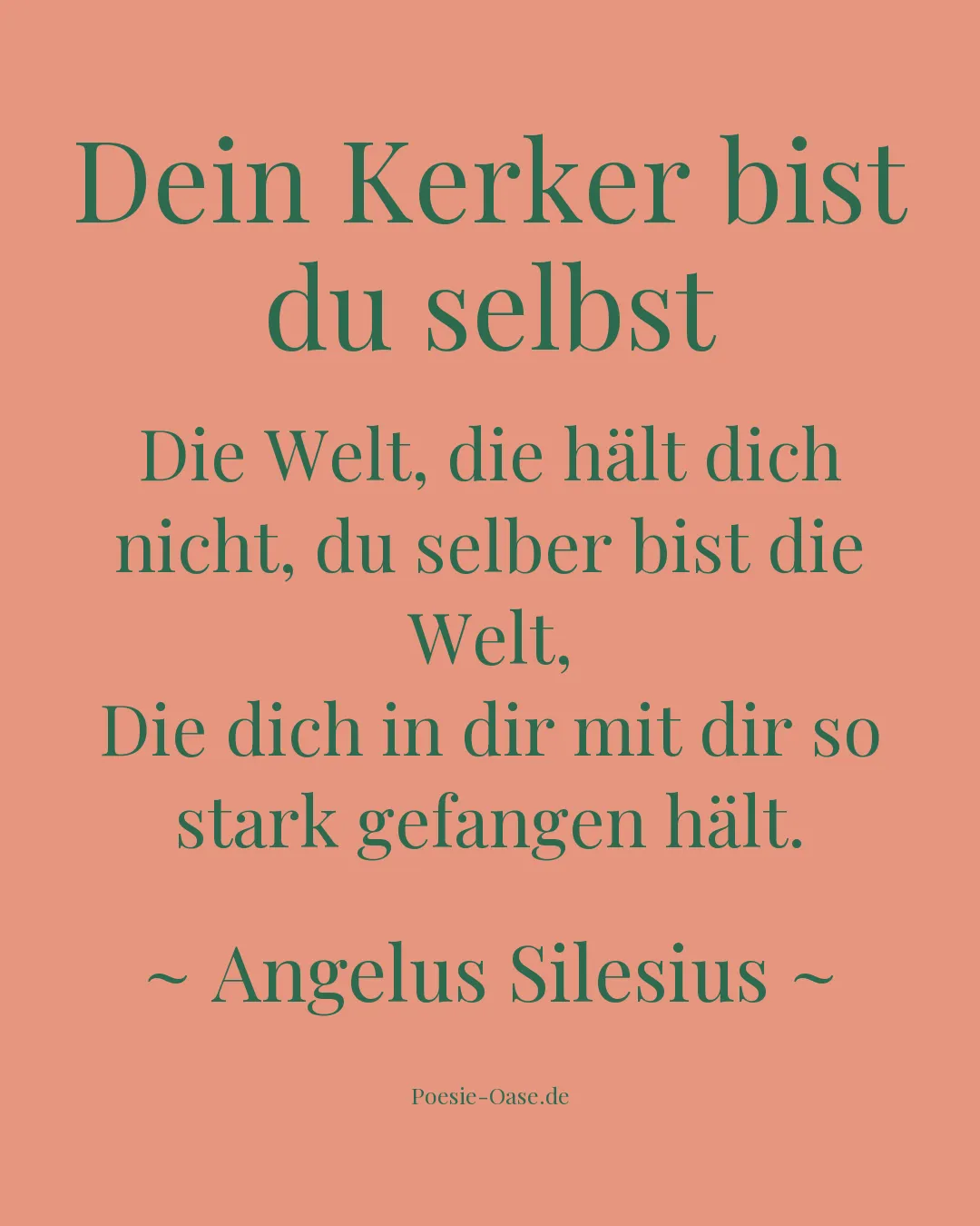 Illustration zu Dein Kerker bist du selbst