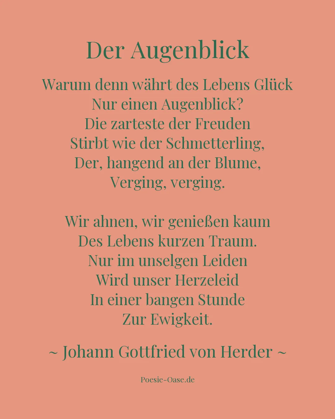 Illustration zu Der Augenblick