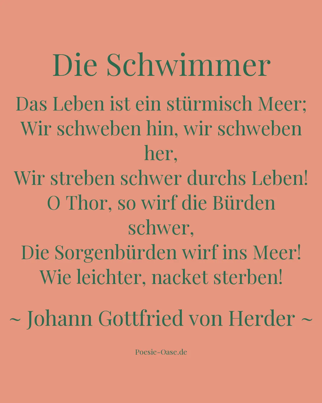 Illustration zu Die Schwimmer