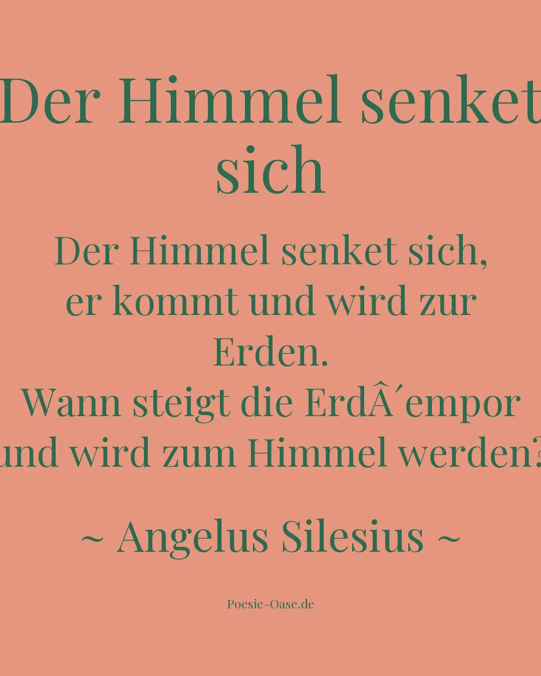 Illustration zu Der Himmel senket sich