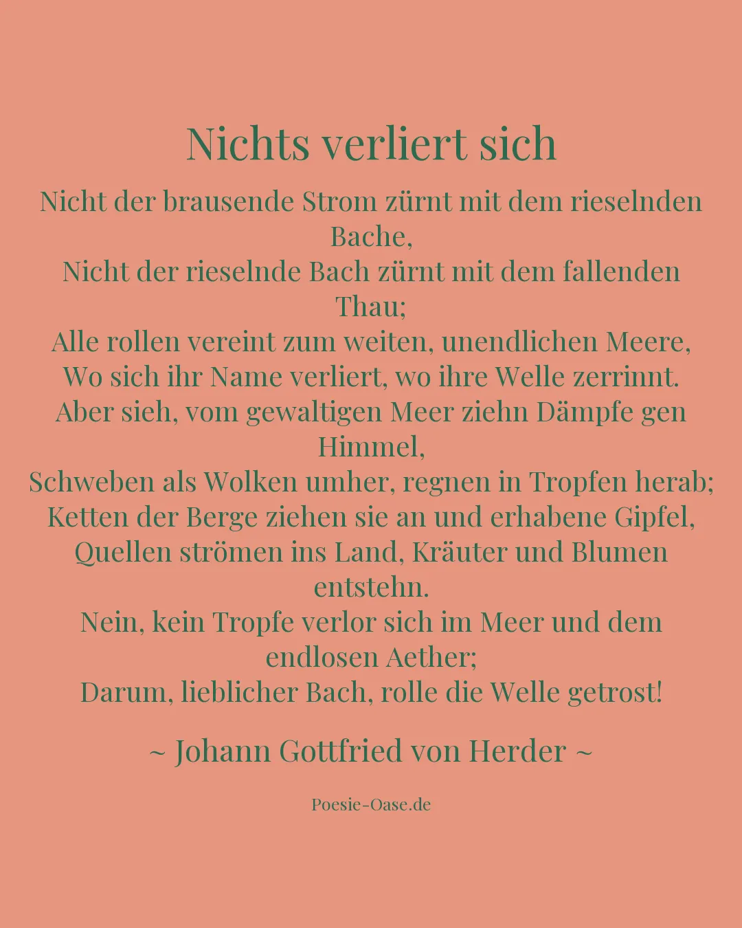 Illustration zu Nichts verliert sich