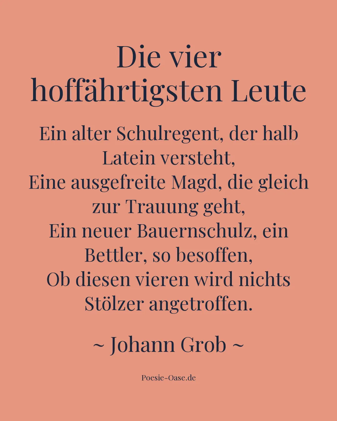 Illustration zu Die vier hoffährtigsten Leute