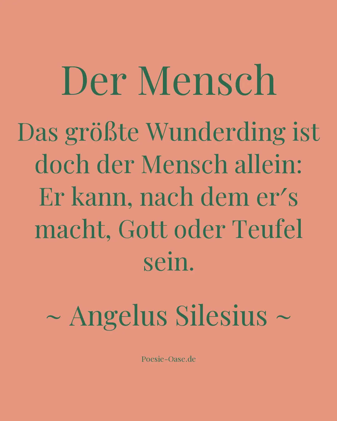 Illustration zu Der Mensch