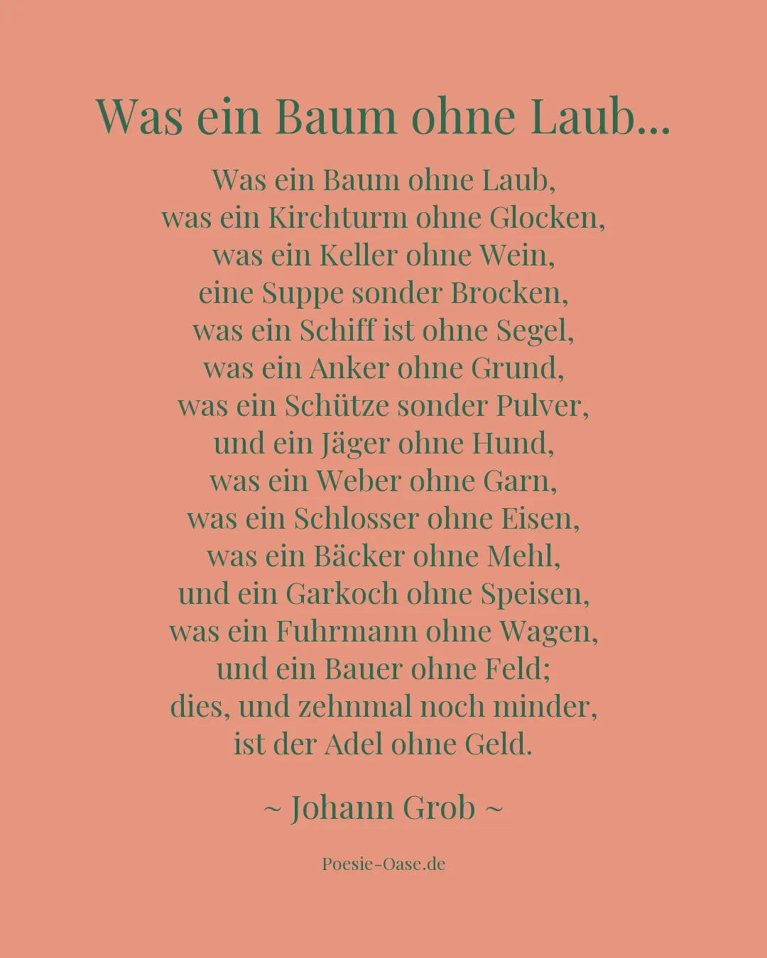 Illustration zu Was ein Baum ohne Laub...