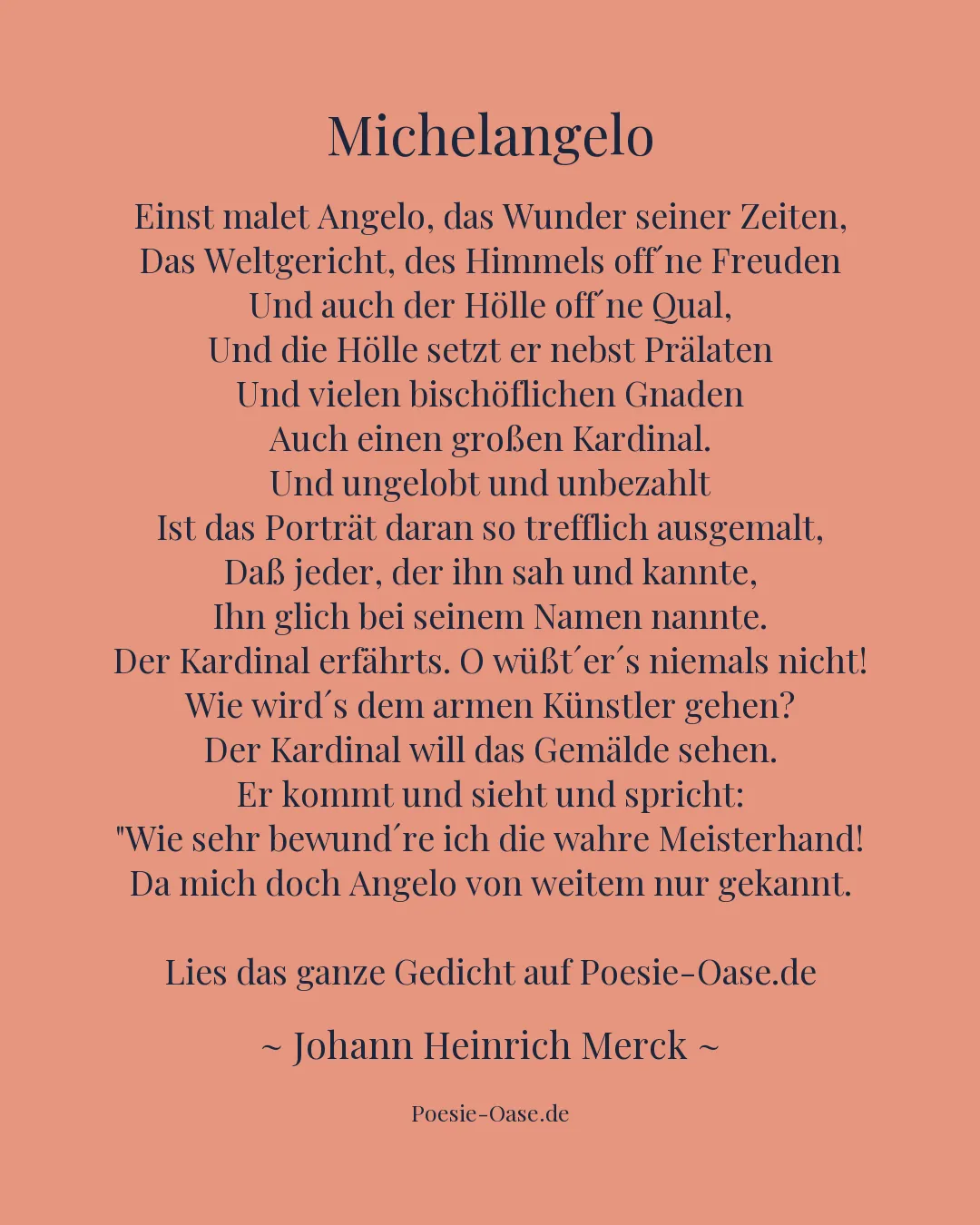 Illustration zu Michelangelo