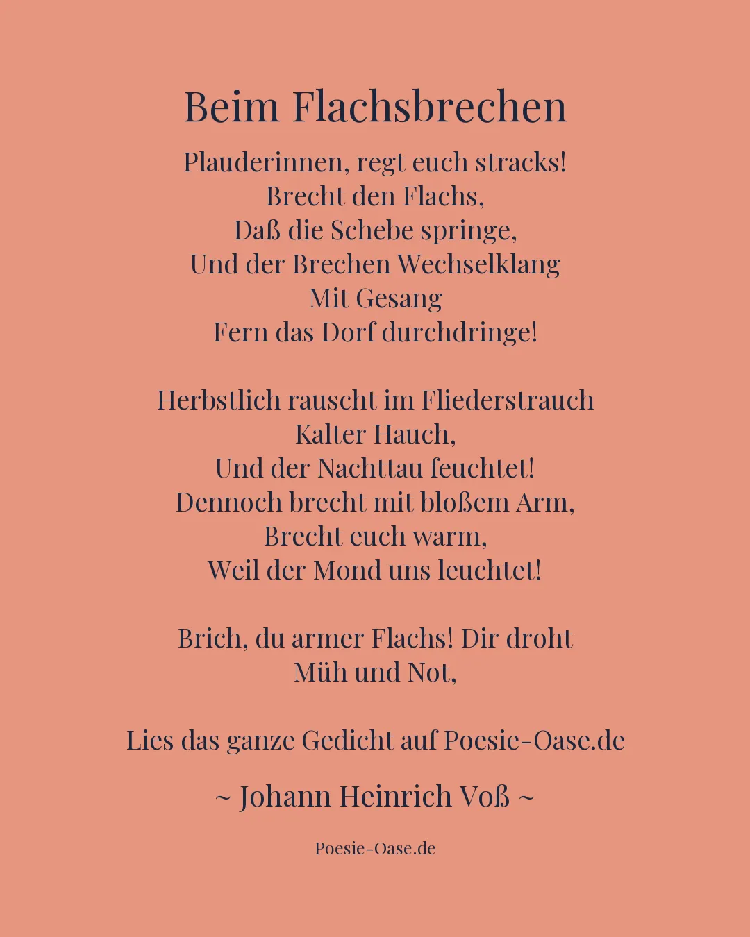 Illustration zu Beim Flachsbrechen