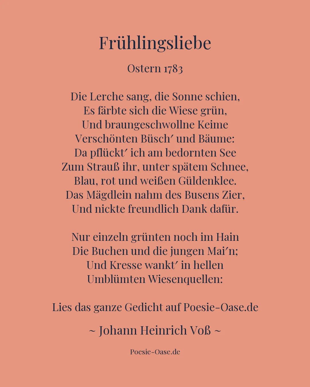 Illustration zu Frühlingsliebe