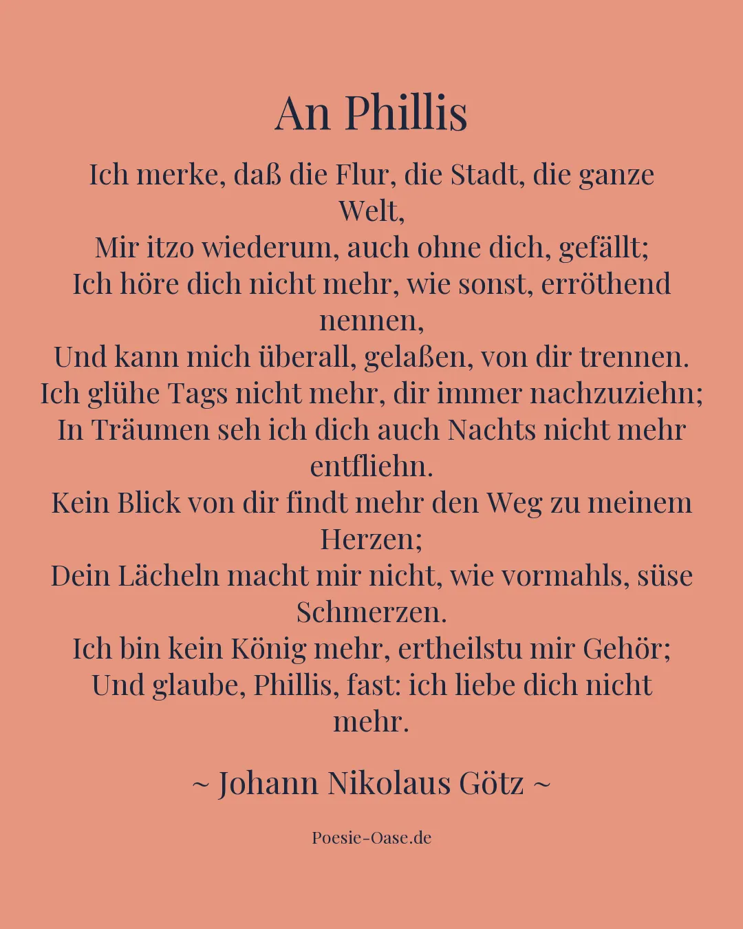 Illustration zu An Phillis