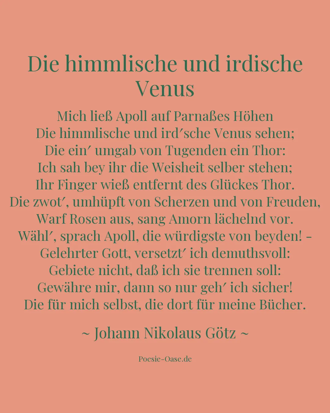 Illustration zu Die himmlische und irdische Venus