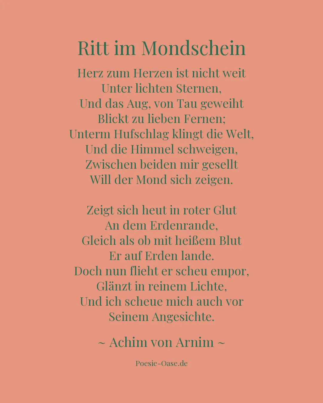 Illustration zu Ritt im Mondschein