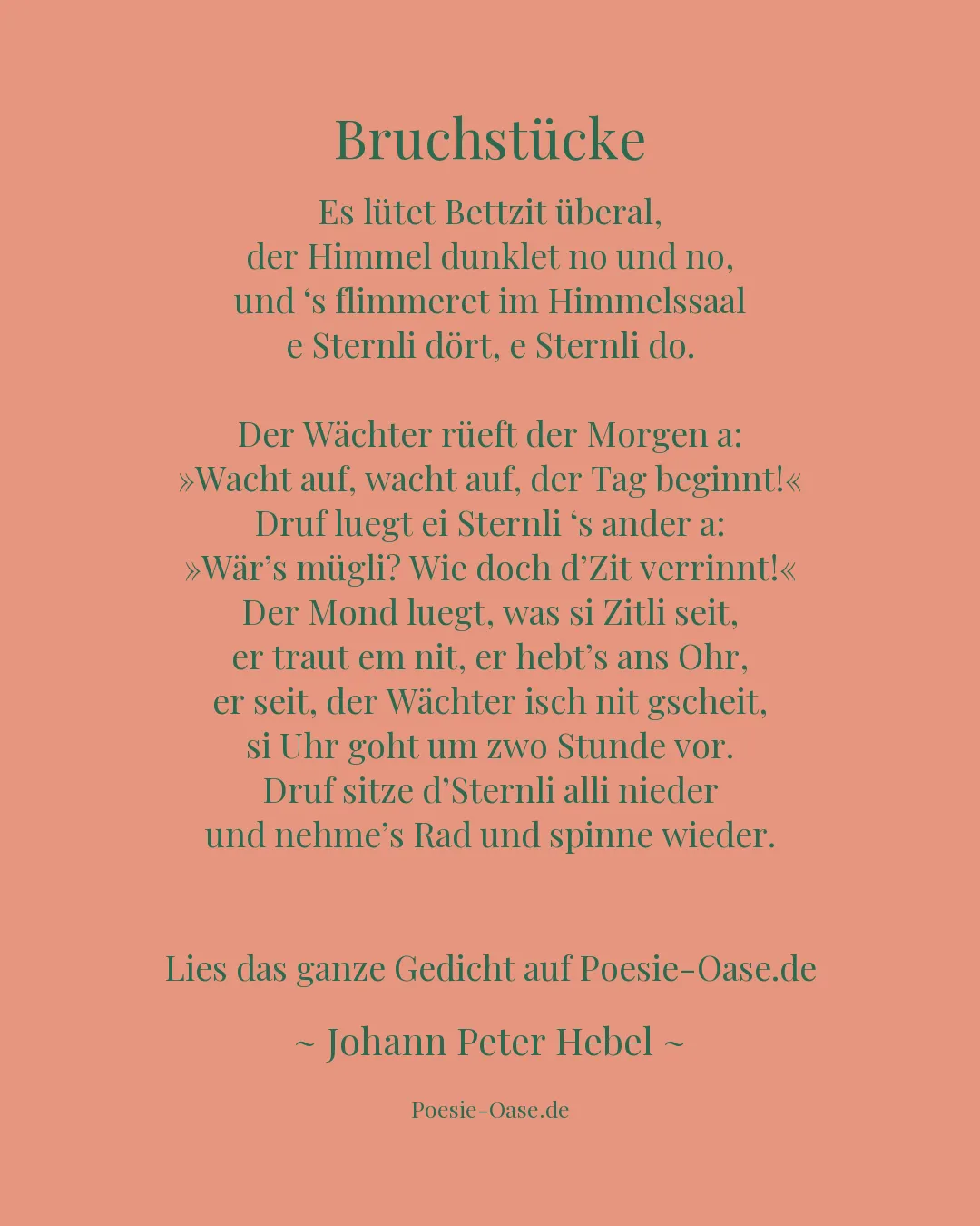 Illustration zu Bruchstücke