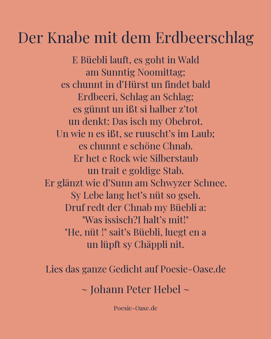 Illustration zu Der Knabe mit dem Erdbeerschlag
