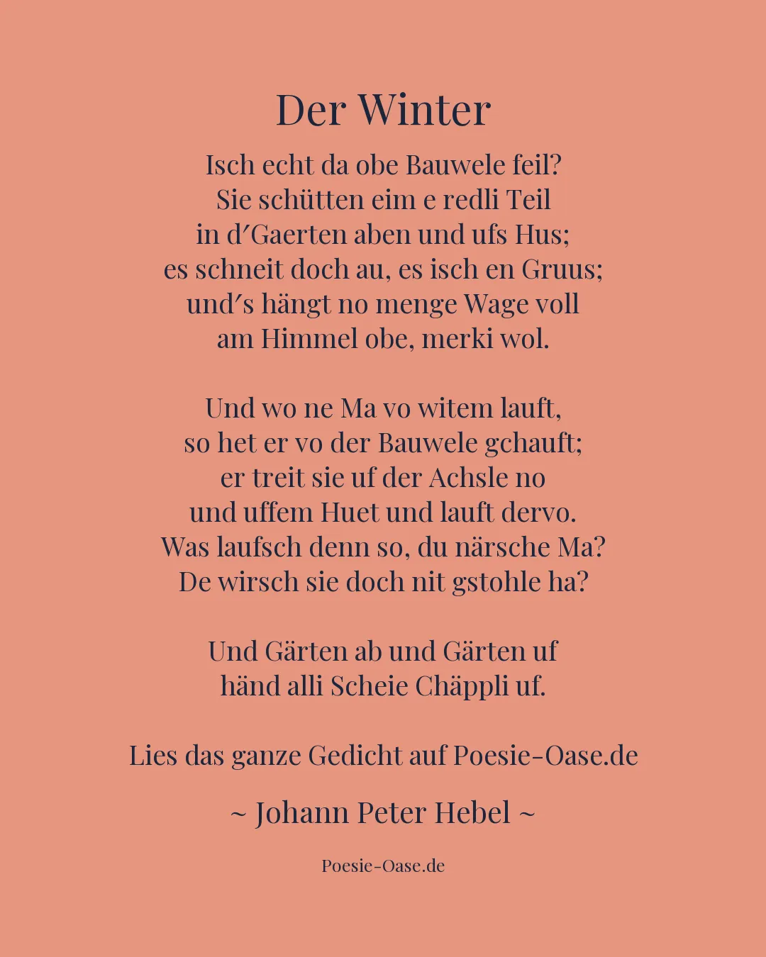 Illustration zu Der Winter