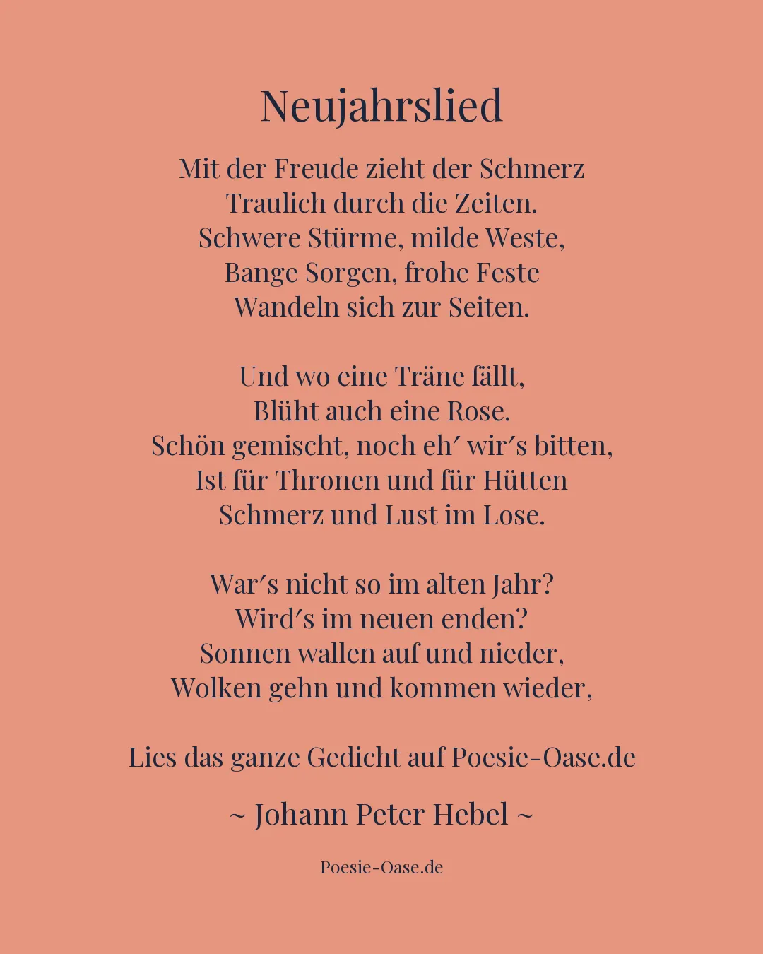 Illustration zu Neujahrslied