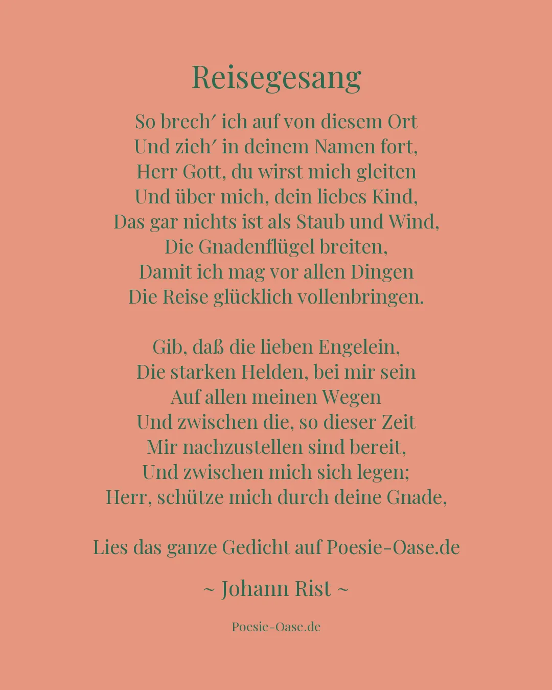 Illustration zu Reisegesang