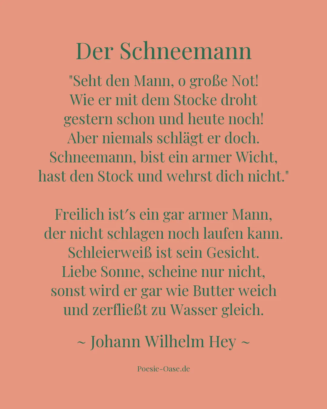 Illustration zu Der Schneemann