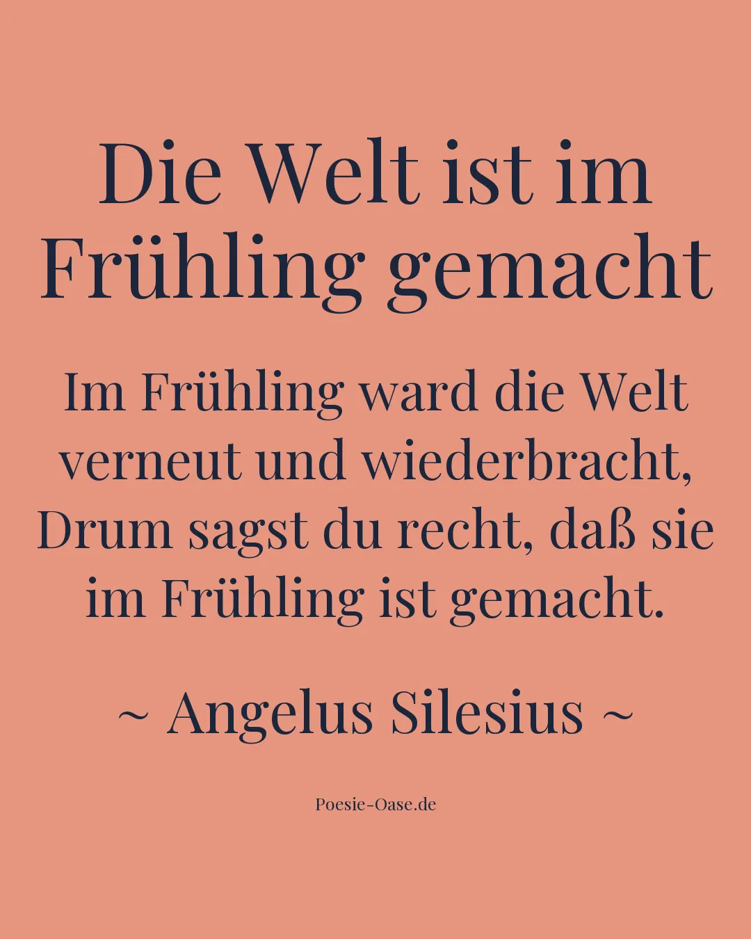 Illustration zu Die Welt ist im Frühling gemacht