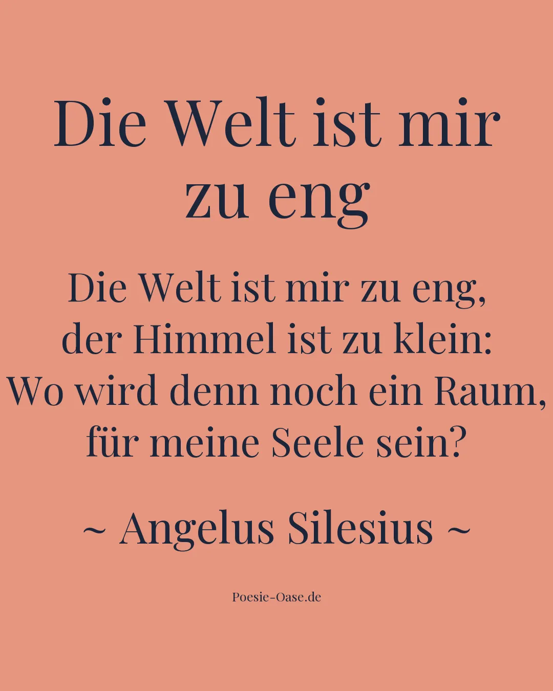 Illustration zu Die Welt ist mir zu eng