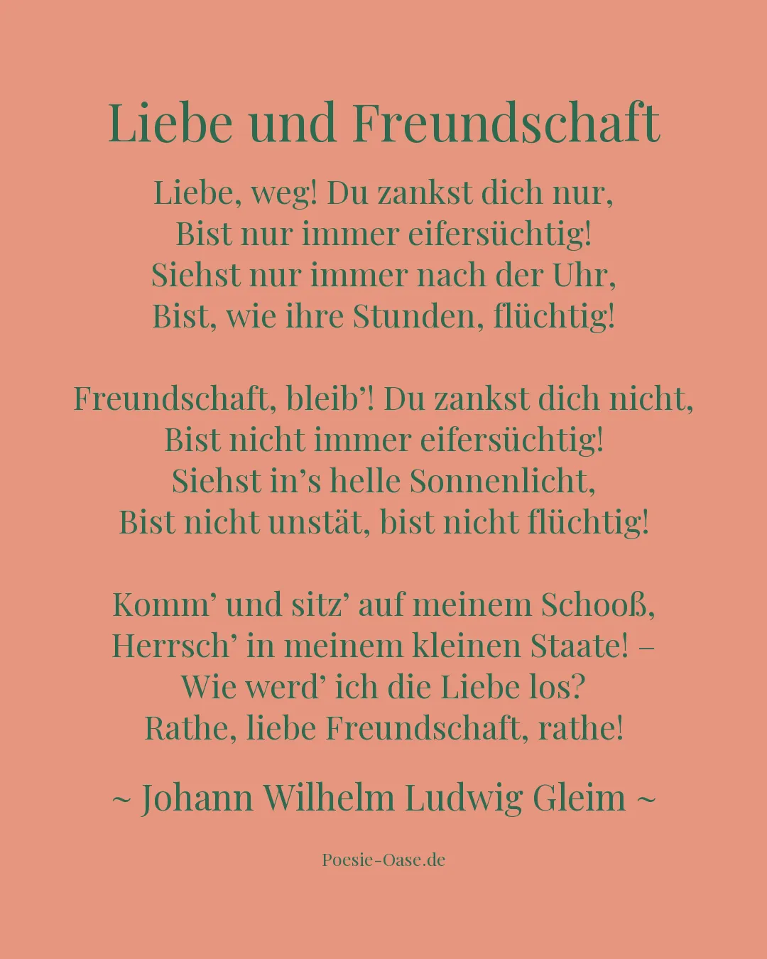 Illustration zu Liebe und Freundschaft