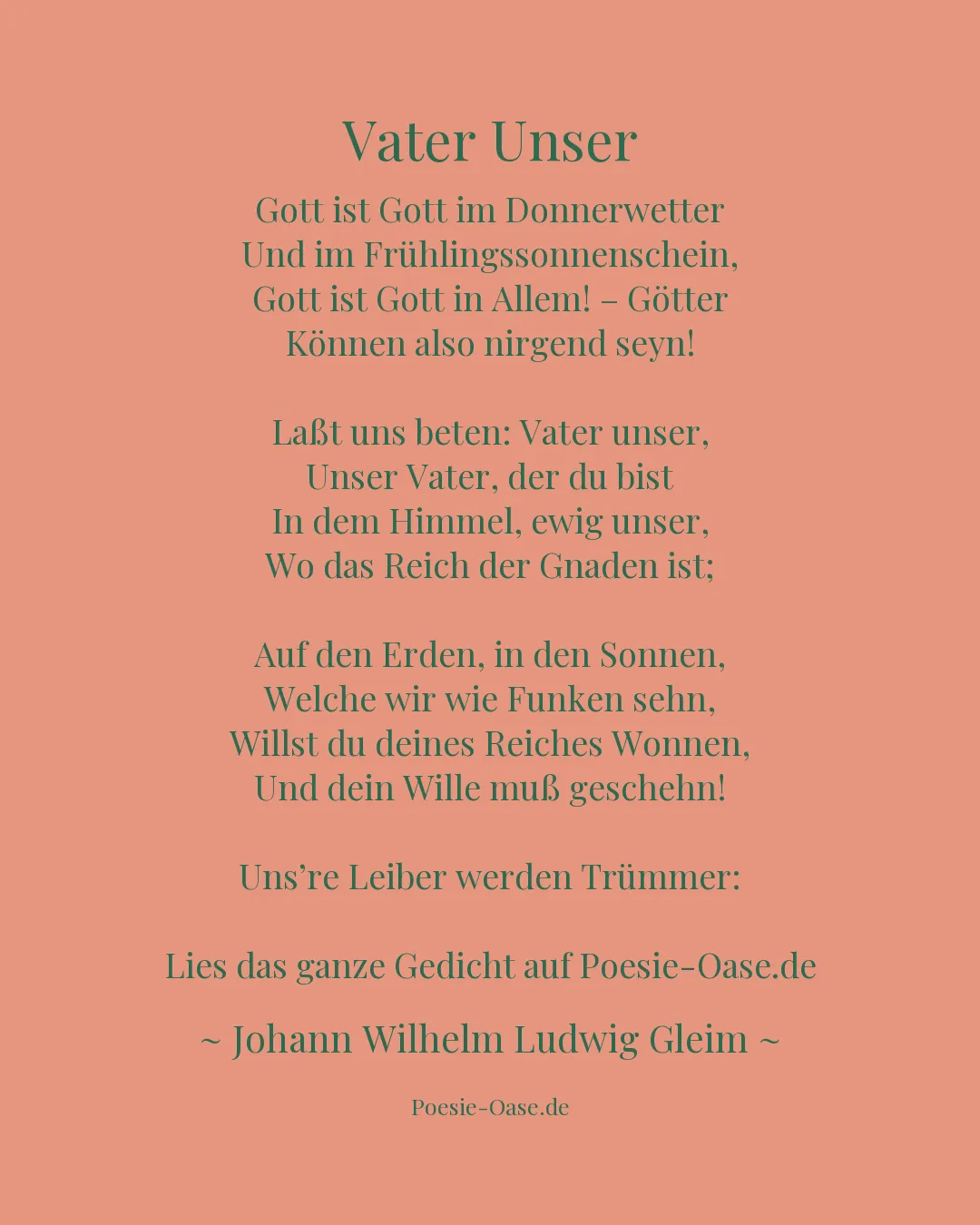 Illustration zu Vater Unser