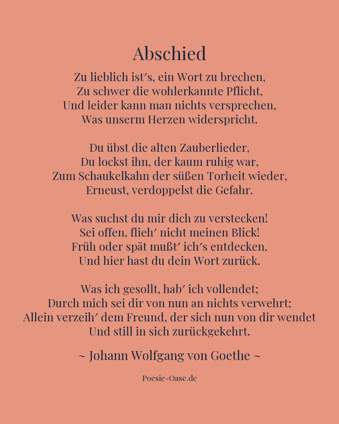Illustration zu Abschied