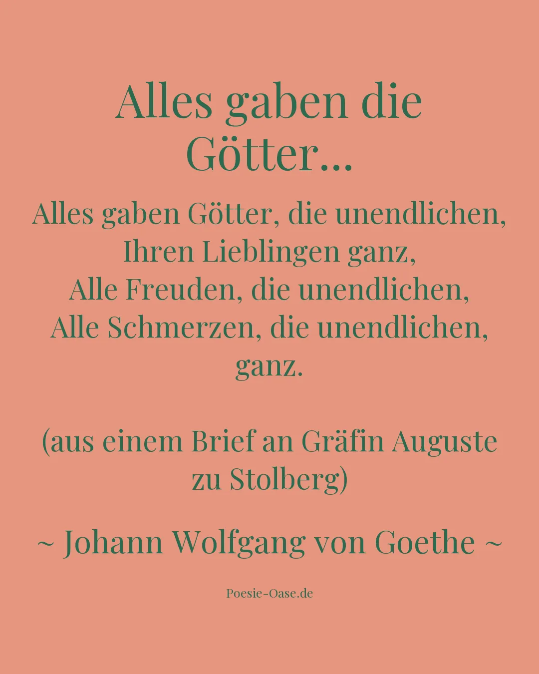 Illustration zu Alles gaben die Götter...