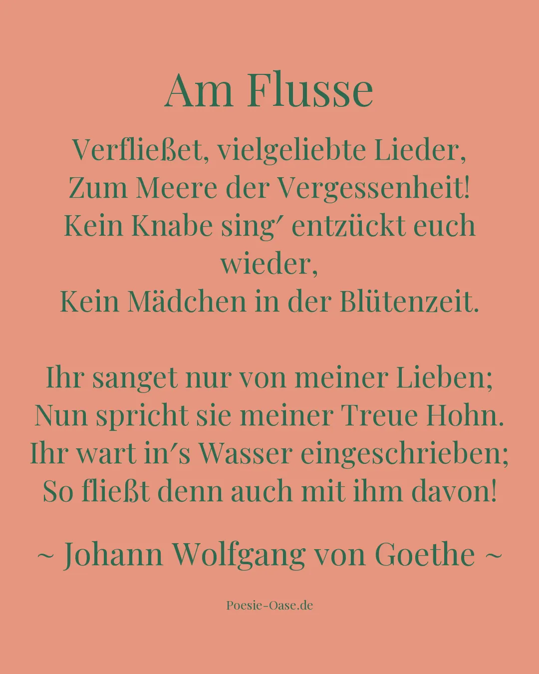 Illustration zu Am Flusse